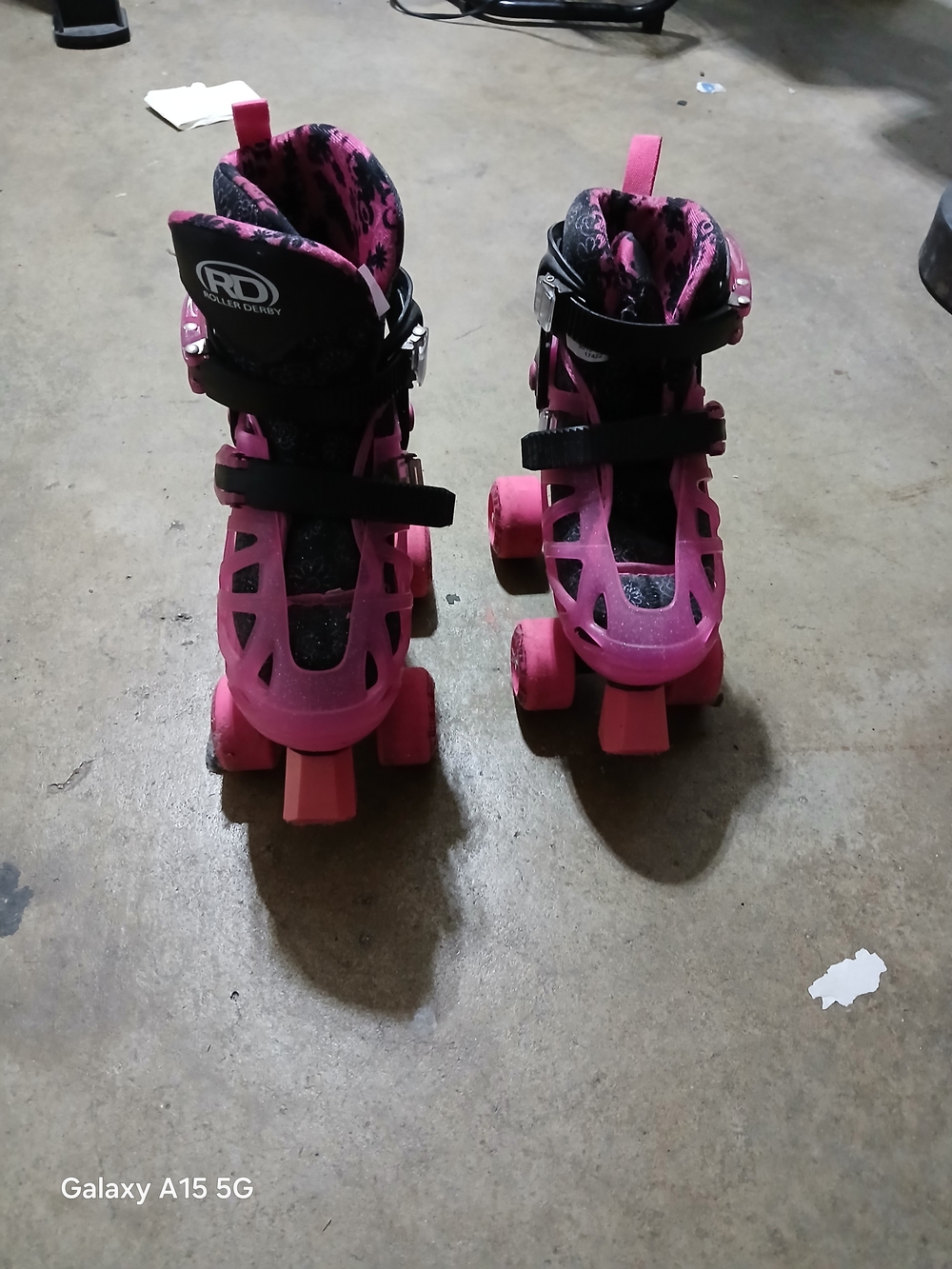 RD Roller Derby Pink Adjustable Quad Roller Skates